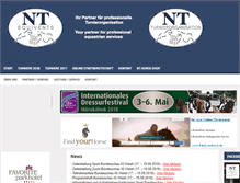 Tablet Screenshot of nt-turnierorganisation.de